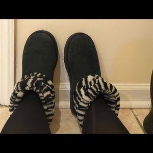 Zebra print Uggs